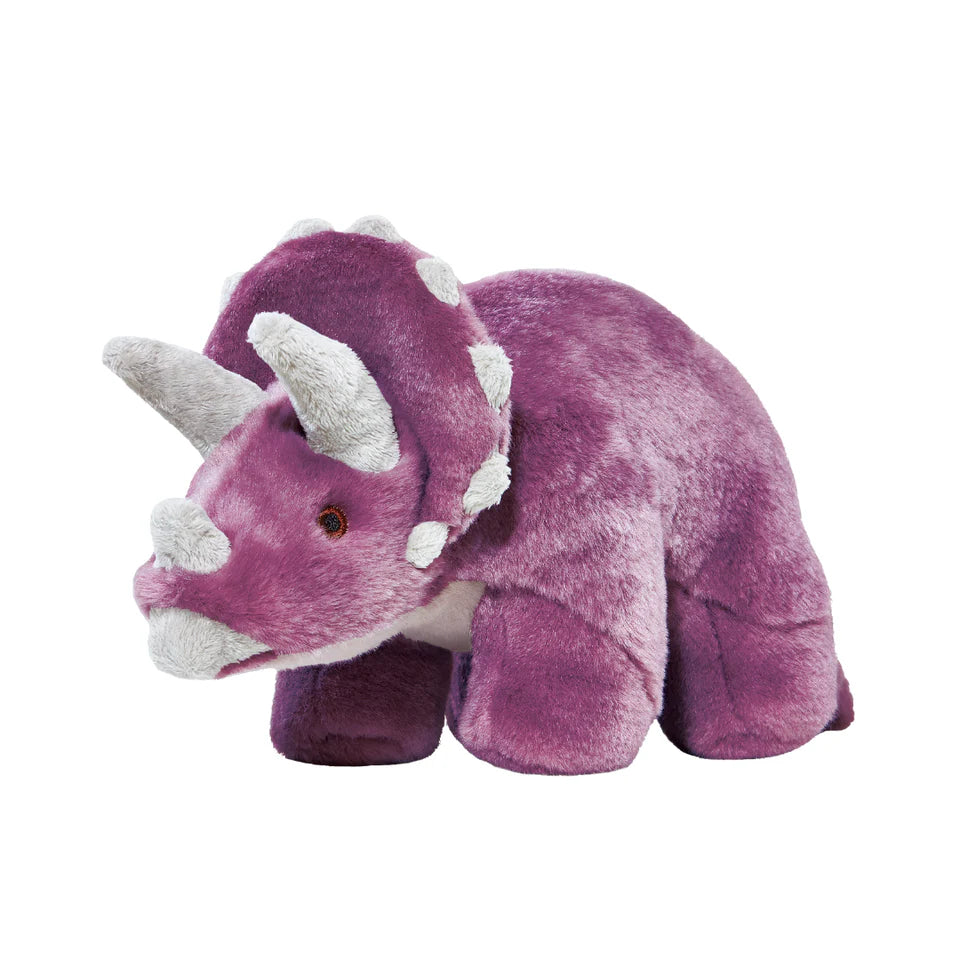 Fluff & Tuff Charlie Triceratops Plush Toy for Dogs