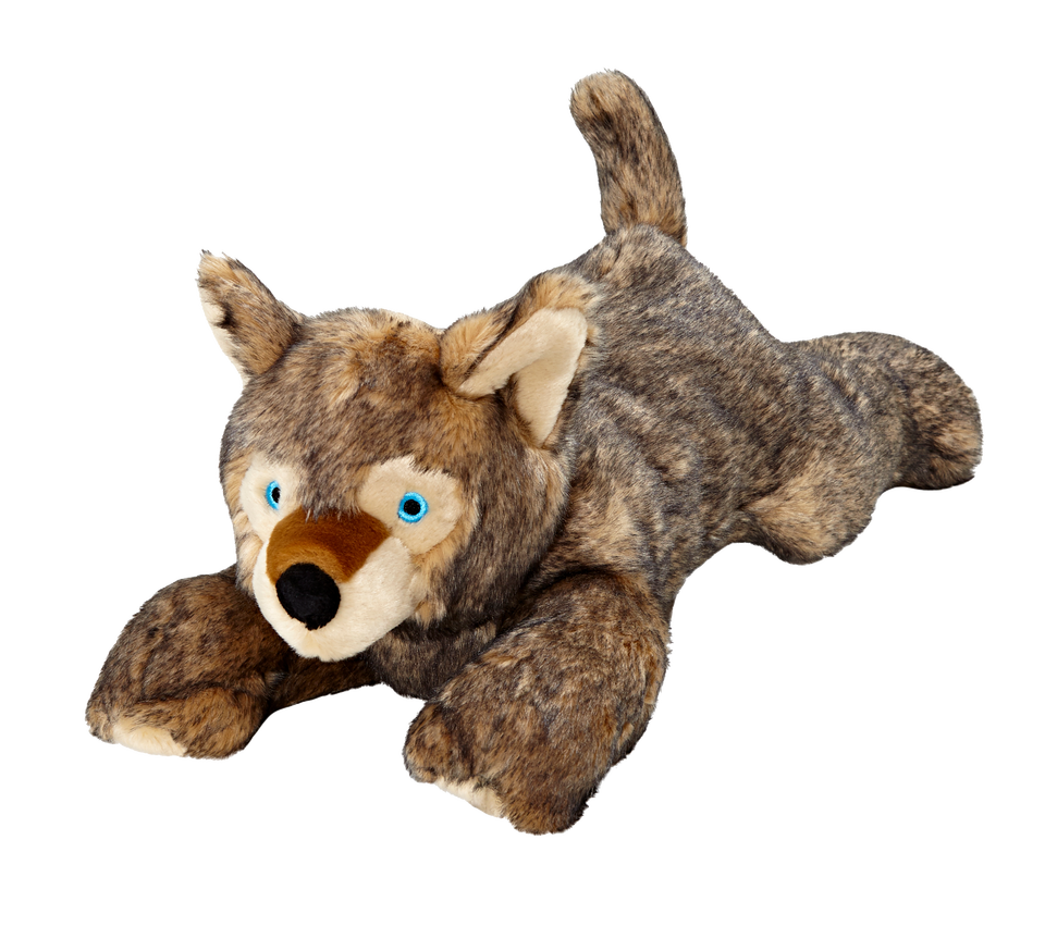 Fluff & Tuff Lobo Wolf Plush Dog Toy