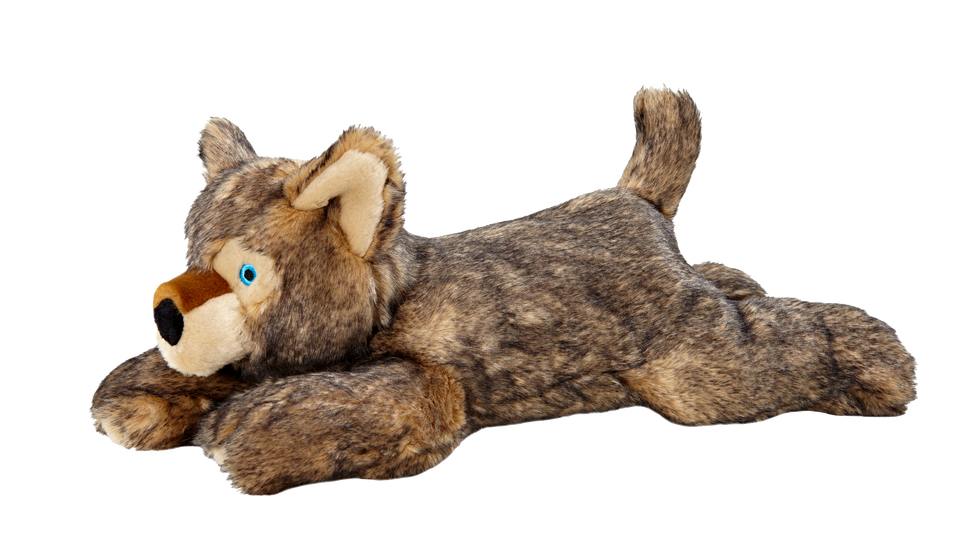 Fluff & Tuff Lobo Wolf Plush Dog Toy