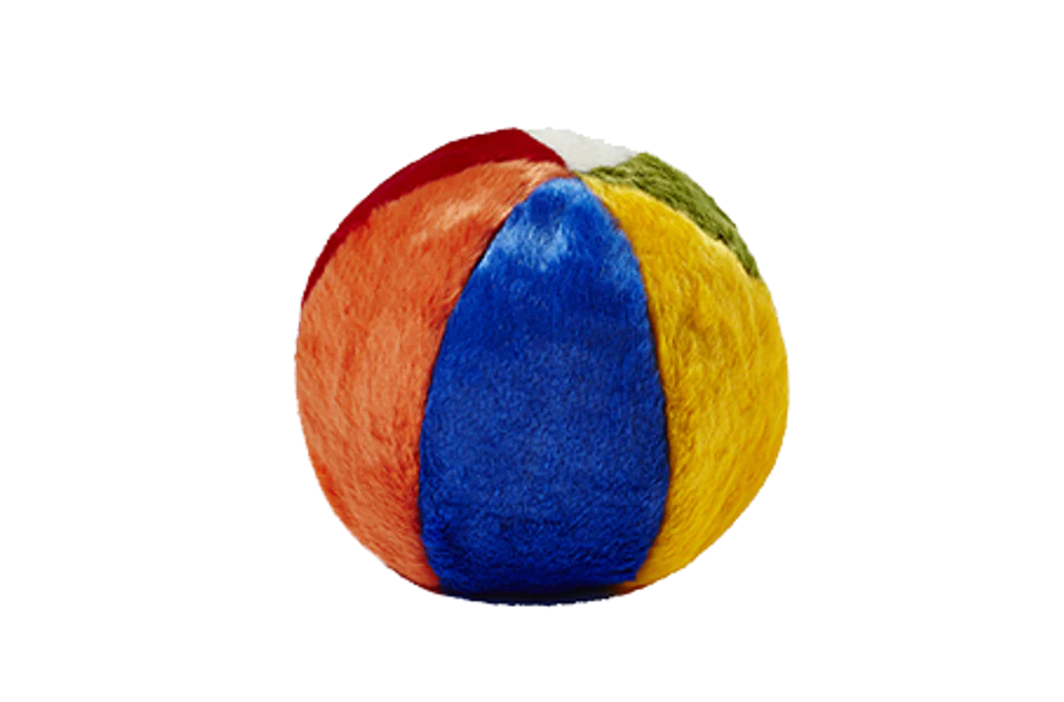 Fluff & Tuff Beach Ball Plush Dog Toy