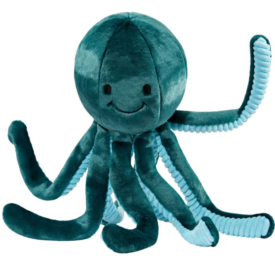 Fluff & Tuff Octopus "Stevie" Durable Extra Large Dog Toy