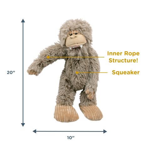 Tall Tails Stuffless Big Foot Durable Dog Toy